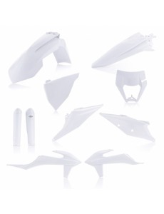 KIT PLÁSTICOS COMPLETO ACERBIS KTM EXC / EXC-F 2020 - 2021 - BRANCO